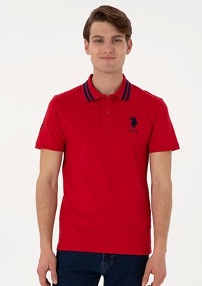 US POLO ASSN Kırmızı Erkek Basic T-Shirt