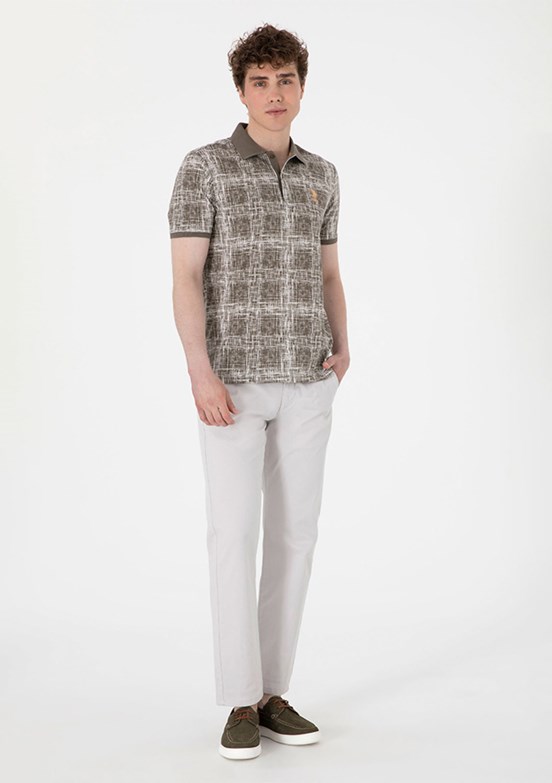 US POLO ASSN Gri Erkek Chino Pantolon