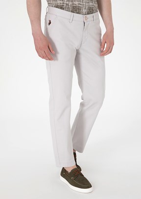 US POLO ASSN Gri Erkek Chino Pantolon