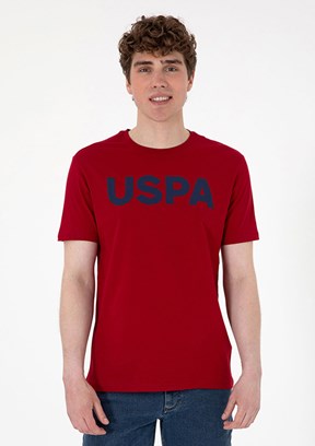US POLO ASSN Bordo Erkek Basic T-Shirt