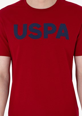 US POLO ASSN Bordo Erkek Basic T-Shirt
