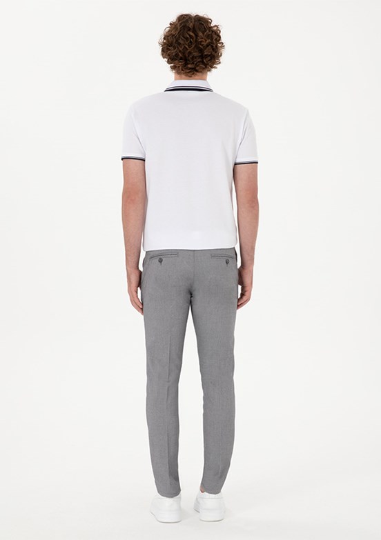 US POLO ASSN Gri Erkek Chino Pantolon