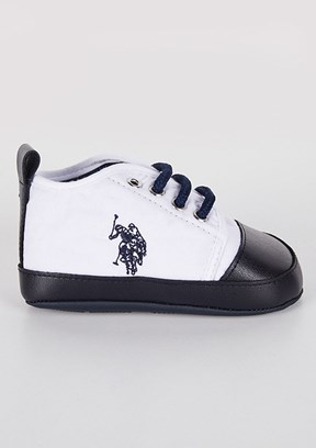 US POLO ASSN Beyaz Erkek Bebek Casual Ayakkabı