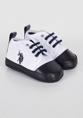 US POLO ASSN Beyaz Erkek Bebek Casual Ayakkabı