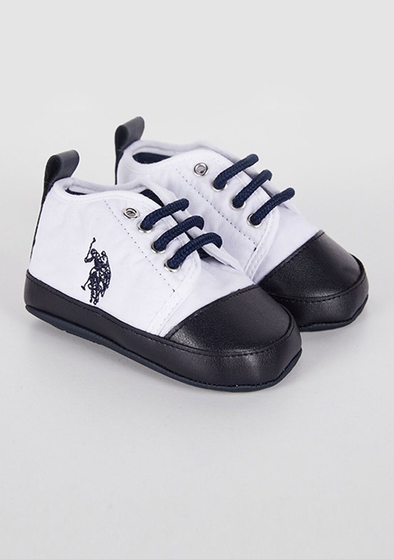 US POLO ASSN Beyaz Erkek Bebek Casual Ayakkabı