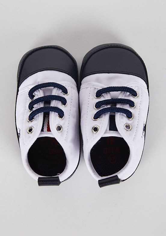 US POLO ASSN Beyaz Erkek Bebek Casual Ayakkabı
