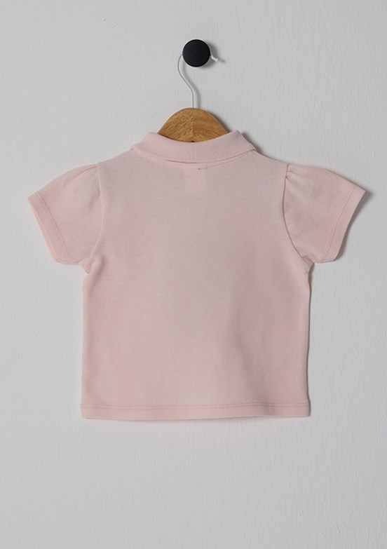 US POLO ASSN Pembe Kız Bebek Basic T-Shirt