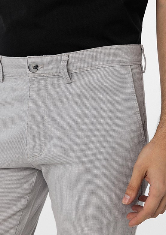 SÜVARİ Gri Erkek Kanvas Pantolon
