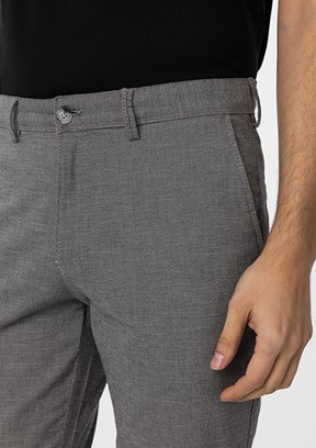 SÜVARİ Siyah Erkek Kanvas Pantolon