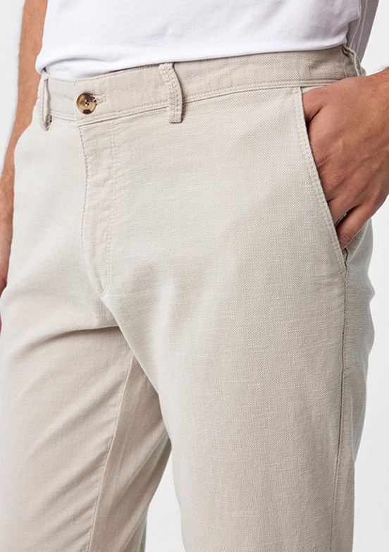 SÜVARİ Bej Erkek Kanvas Pantolon