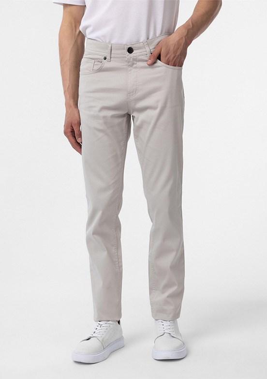 SÜVARİ Bej Erkek Slim Pantolon