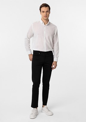 SÜVARİ Siyah Erkek Slim Pantolon
