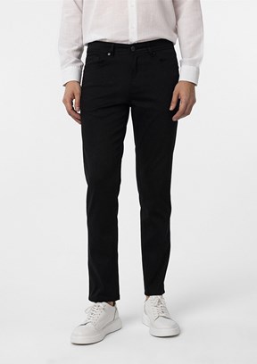 SÜVARİ Siyah Erkek Slim Pantolon