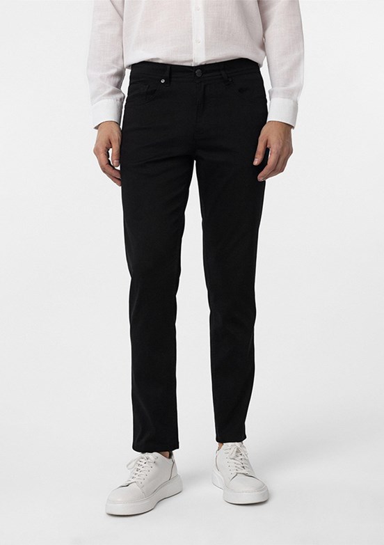 SÜVARİ Siyah Erkek Slim Pantolon