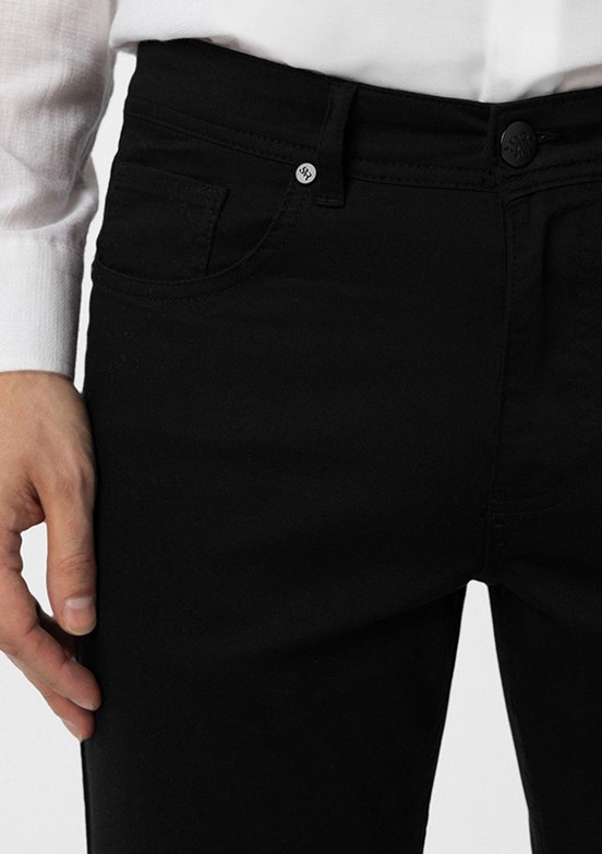 SÜVARİ Siyah Erkek Slim Pantolon