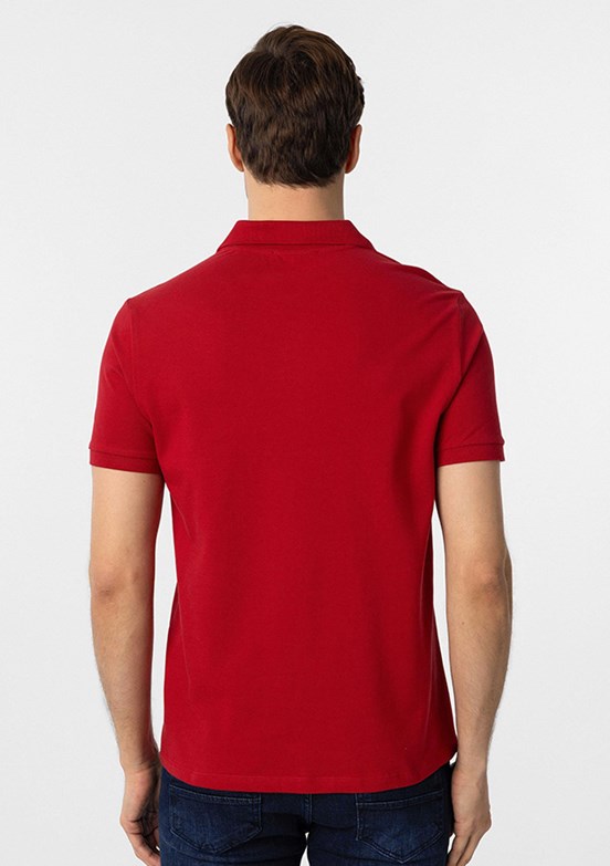 SÜVARİ Kırmızı Erkek Polo Yaka T-Shirt