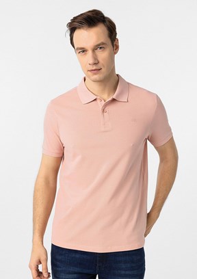 SÜVARİ Pembe Erkek Polo Yaka T-Shirt