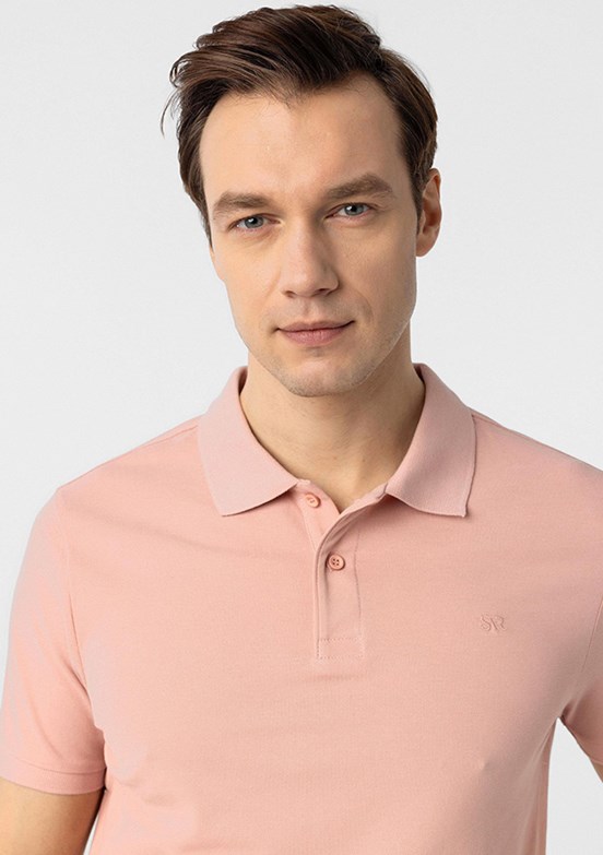 SÜVARİ Pembe Erkek Polo Yaka T-Shirt