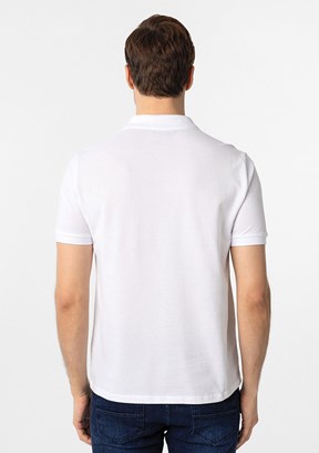 SÜVARİ Beyaz Erkek Polo Yaka T-Shirt