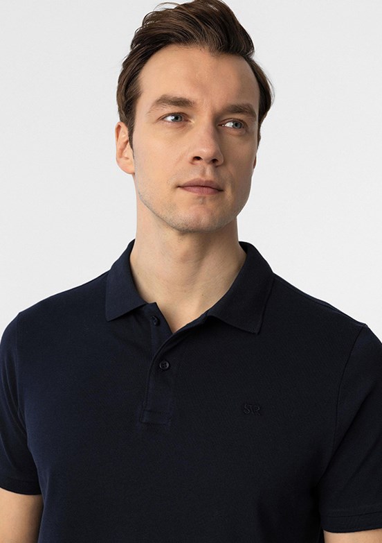 SÜVARİ Lacivert Erkek Polo Yaka T-Shirt
