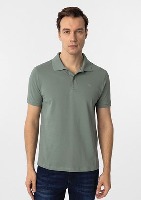 SÜVARİ Yeşil Erkek Polo Yaka T-Shirt