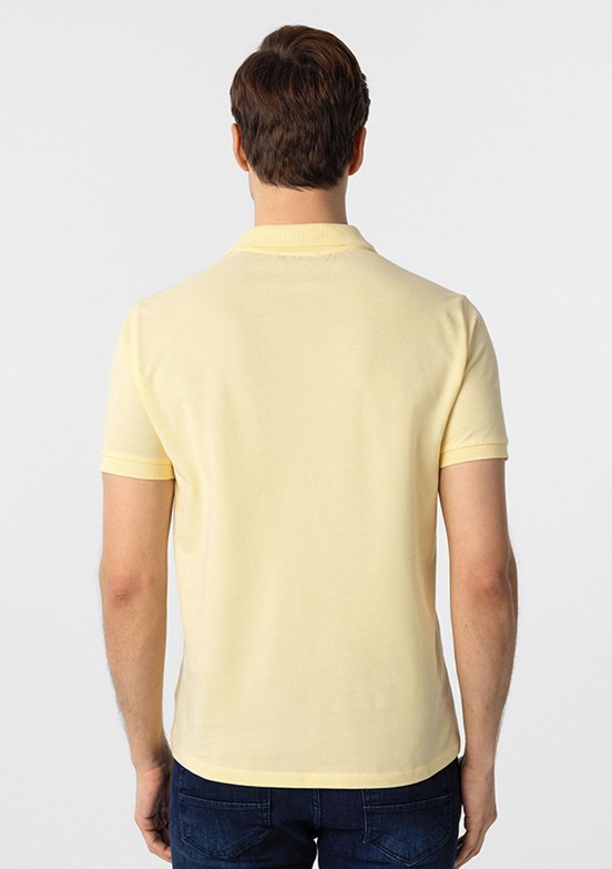 SÜVARİ Sarı Erkek Polo Yaka T-Shirt