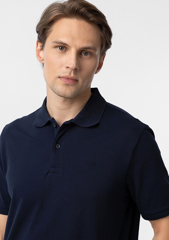 SÜVARİ Lacivert Erkek Polo Yaka T-Shirt