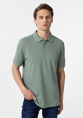 SÜVARİ Yeşil Erkek Polo Yaka T-Shirt