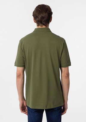 SÜVARİ Yeşil Erkek Polo Yaka T-Shirt