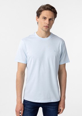 SÜVARİ Mavi Erkek O Yaka T-Shirt