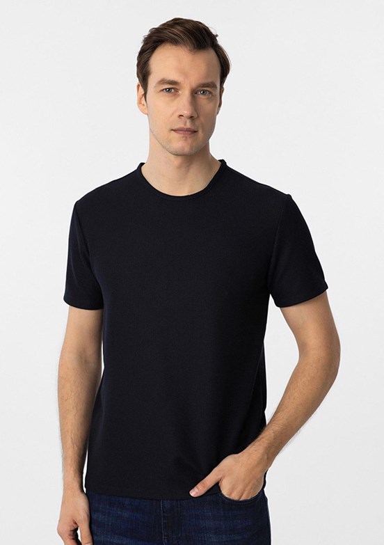 SÜVARİ Lacivert Erkek O Yaka T-Shirt