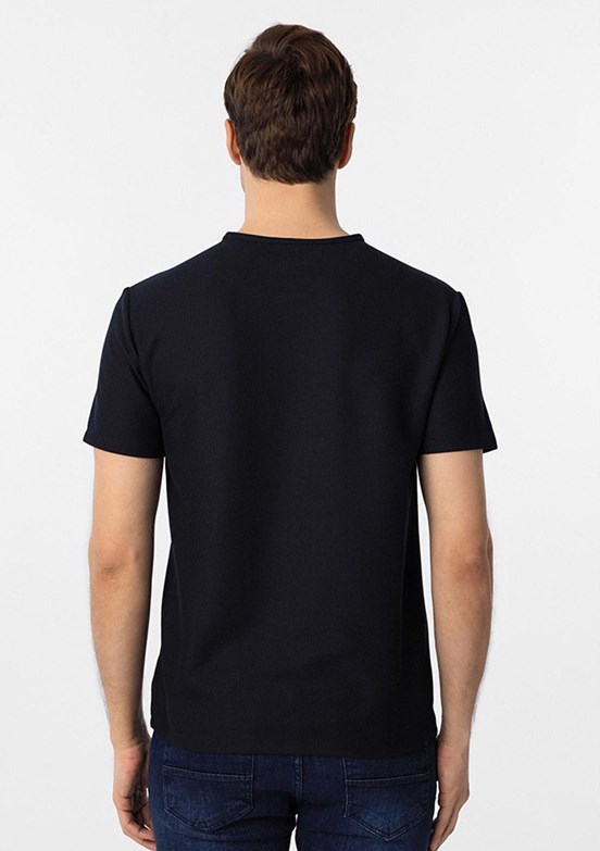 SÜVARİ Lacivert Erkek O Yaka T-Shirt