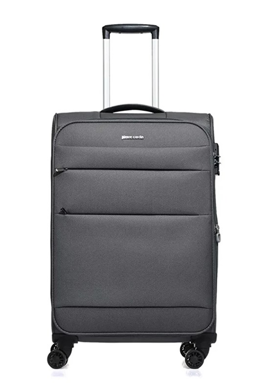 PIERRE CARDIN Antrasit Unisex Orta Boy Valiz