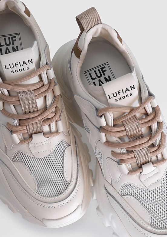 LUFIAN BLOOM Bej Erkek Sneaker Ayakkabı
