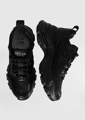 LUFIAN BLOOM Siyah Kadın Sneaker Ayakkabı