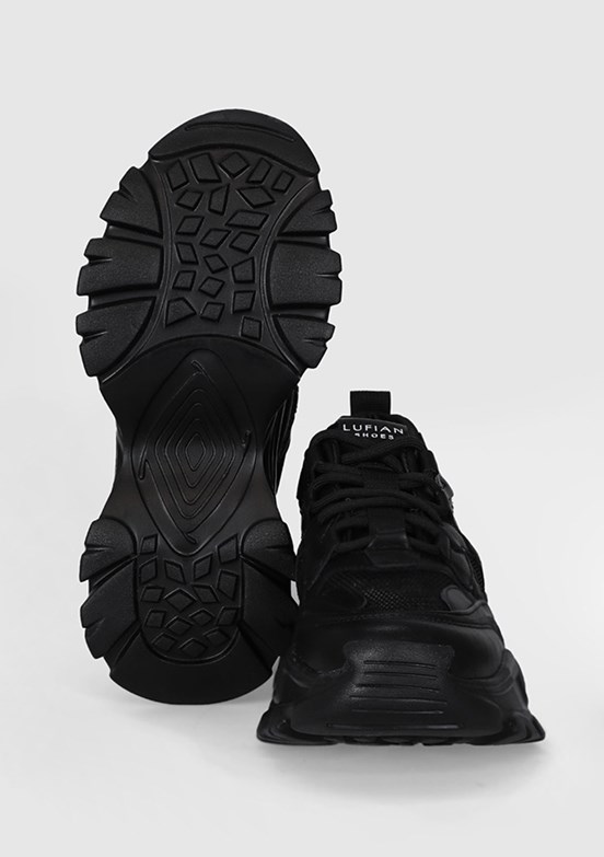 LUFIAN BLOOM Siyah Kadın Sneaker Ayakkabı