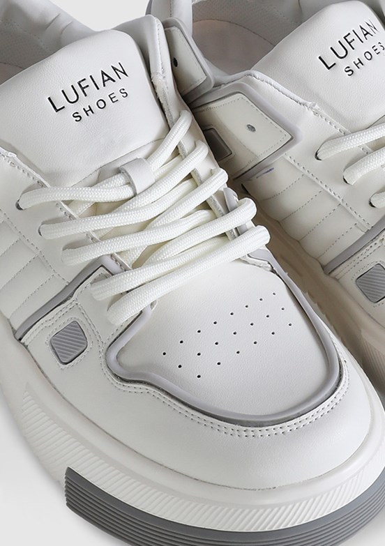 LUFIAN Oliver Beyaz Erkek Sneaker Ayakkabı