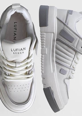 LUFİAN Beyaz Erkek Sneaker Ayakkabı