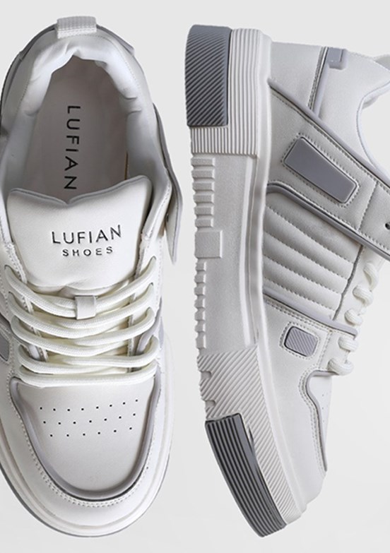 LUFİAN Beyaz Erkek Sneaker Ayakkabı
