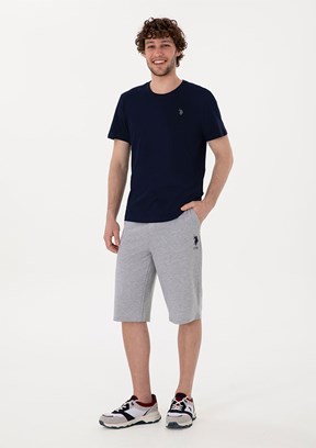 US POLO ASSN Gri Erkek Kapri Şort