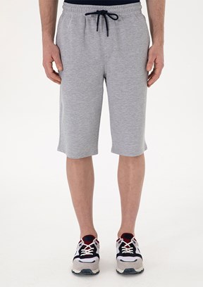 US POLO ASSN Gri Erkek Kapri Şort