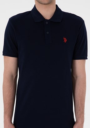 US POLO ASSN Lacivert Erkek Basic T-Shirt