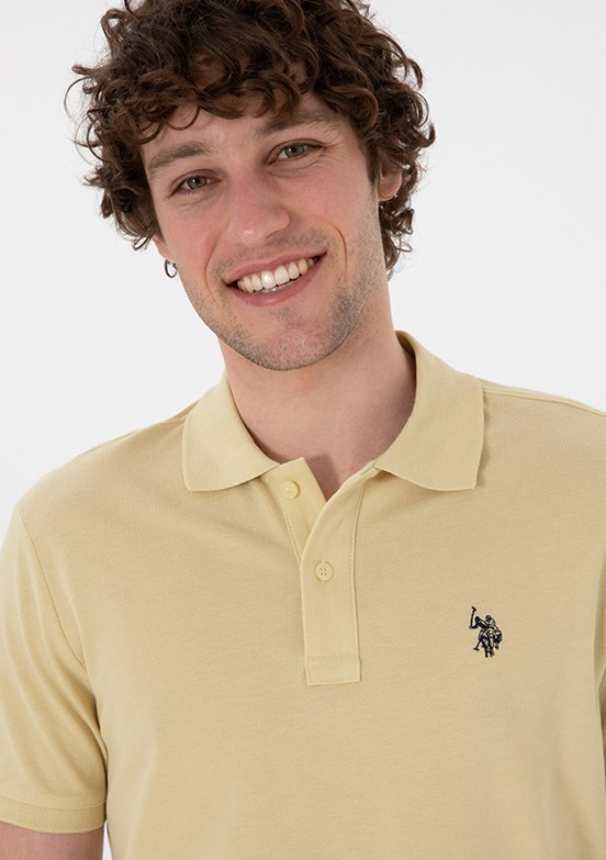 US POLO ASSN Yeşil Erkek Basic T-Shirt