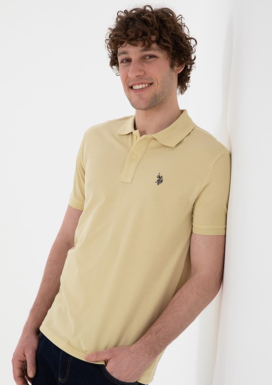 US POLO ASSN Yeşil Erkek Basic T-Shirt