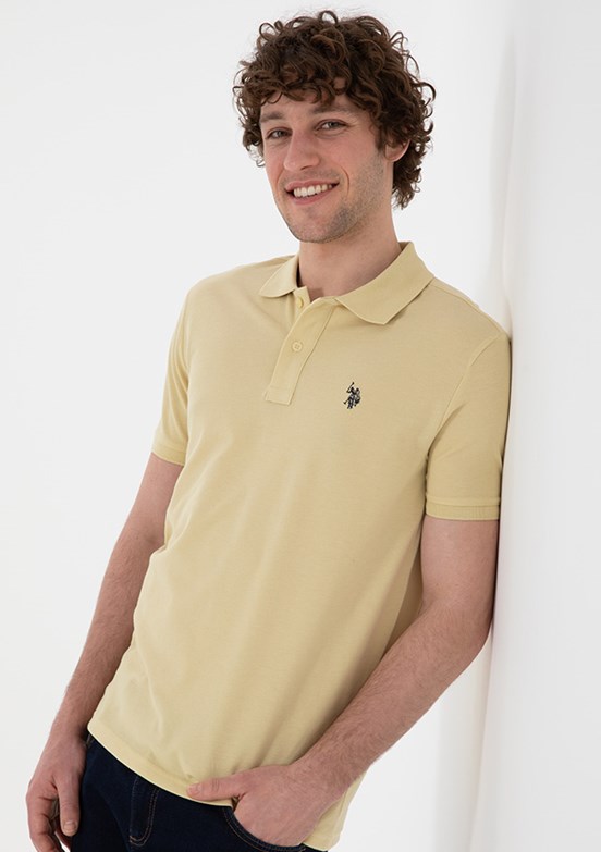 US POLO ASSN Yeşil Erkek Basic T-Shirt