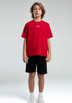 KAPPA Kırmızı Erkek Çocuk Basic T-Shirt