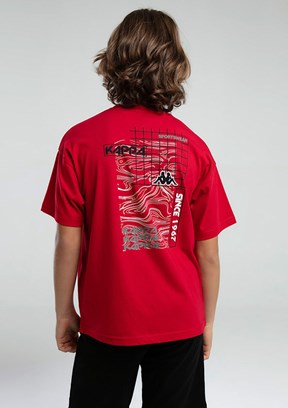 KAPPA Kırmızı Erkek Çocuk Basic T-Shirt