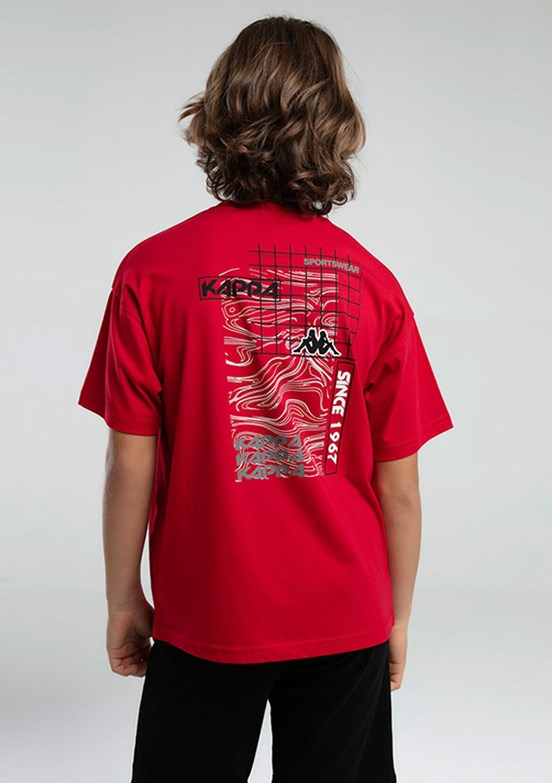 KAPPA Kırmızı Erkek Çocuk Basic T-Shirt