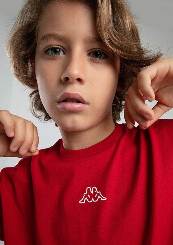 KAPPA Kırmızı Erkek Çocuk Basic T-Shirt