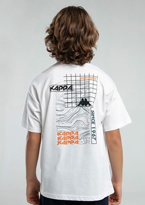 KAPPA Beyaz Erkek Çocuk Basic T-Shirt